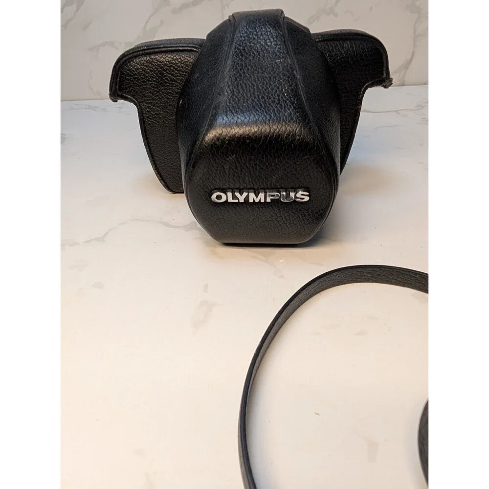 Olympus OM-1 MD 35mm SLR Film Camera Body w/ Original Case Tested Working